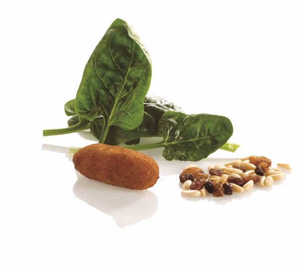 CROQUETAS DE ESPINACAS CAJA 2.5 KG