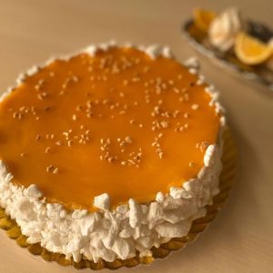 TARTA NARANJA TURRON